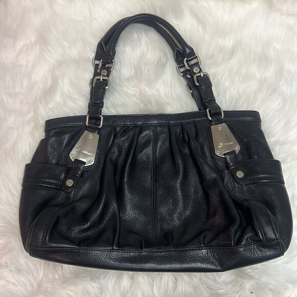 B. Makowsky Leather Shoulder Bag B30 - Picture 1 of 12